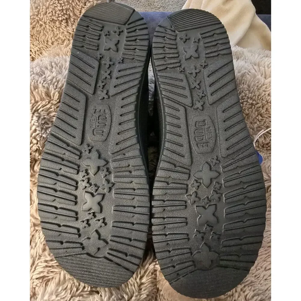 Hey Dude Men's Wally Funk Mono Dark Slate-Brand New!